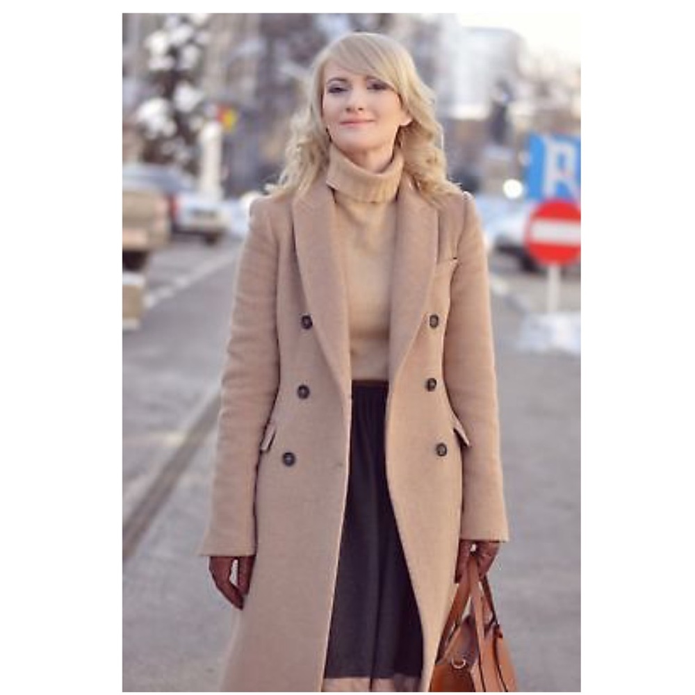 Zara double breasted coat